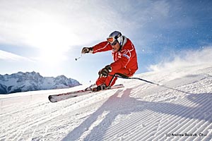 Skifahren in Scuol