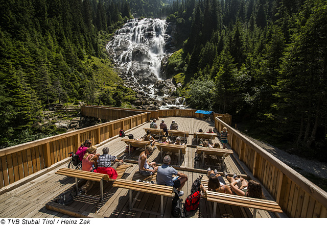 Gesundheitsplattform Grawa Wasserfall, Stubaital