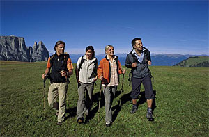 Wandern auf der Seiser Alm