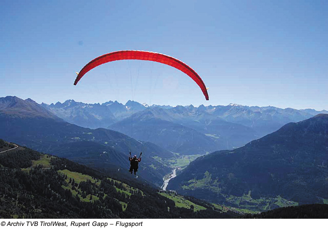 Flugsport in der Region TirolWest