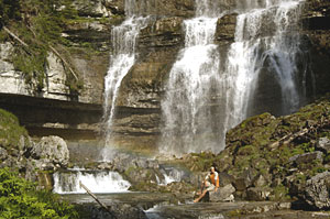 die Wasserfälle von Vallesinella