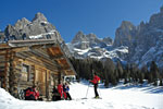 Entspannung im Schnee, Trentino