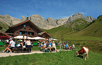 Urlaub in einer Ferienwohnung im Fassatal