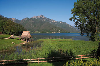 Valle di Ledro - Pfahlbau am Ledrosee