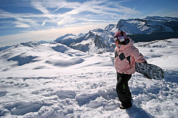Snowboarden im Trentino