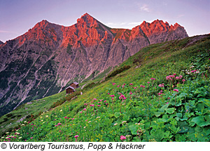 Brandnertal in Vorarlberg, Österreich