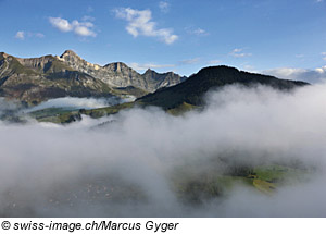 Wandern im Naturpark, Kanton Waadt