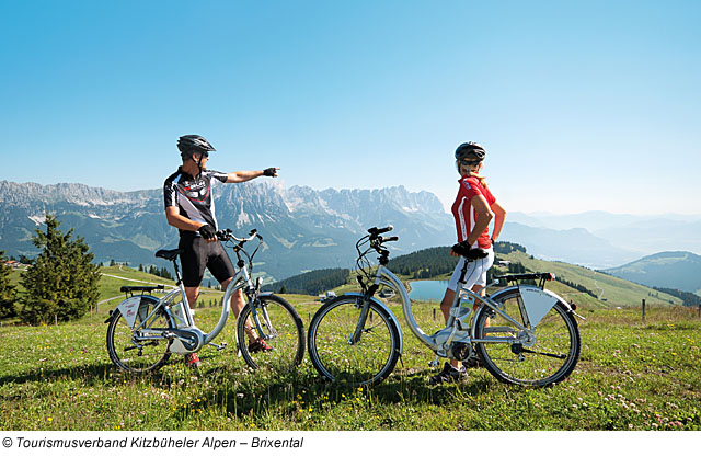 Mit dem E-Bike in Westendorf