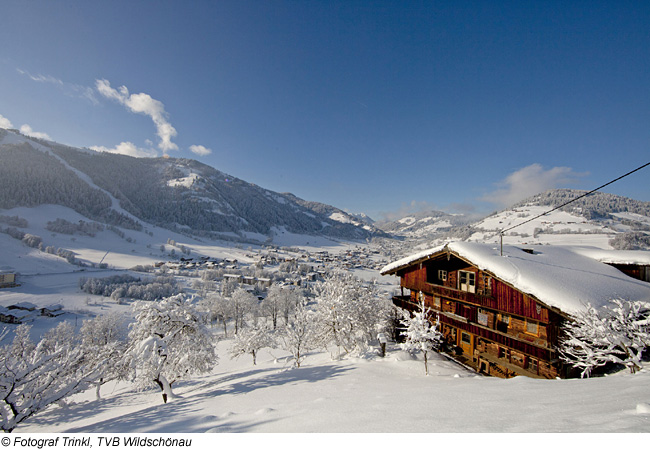 Winterlandschaft in der Wildschönau