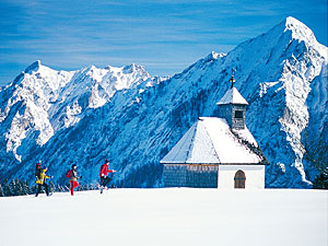 Schneeschuhwandern am Wolfgangsee