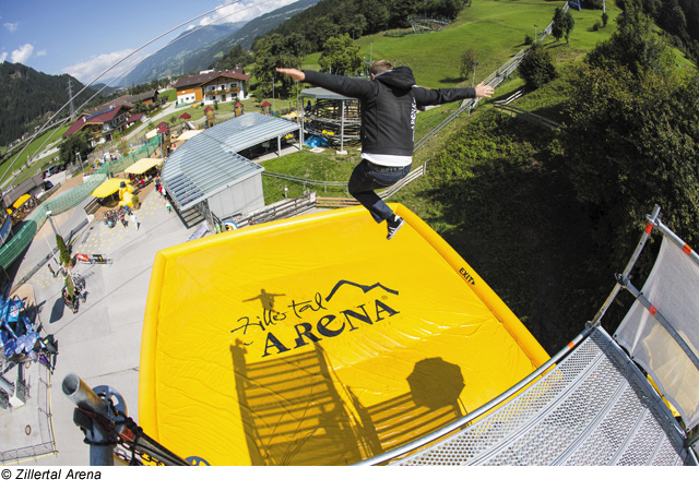 Zell im Zillertal, Bagjump im Arena Coaster-Areal