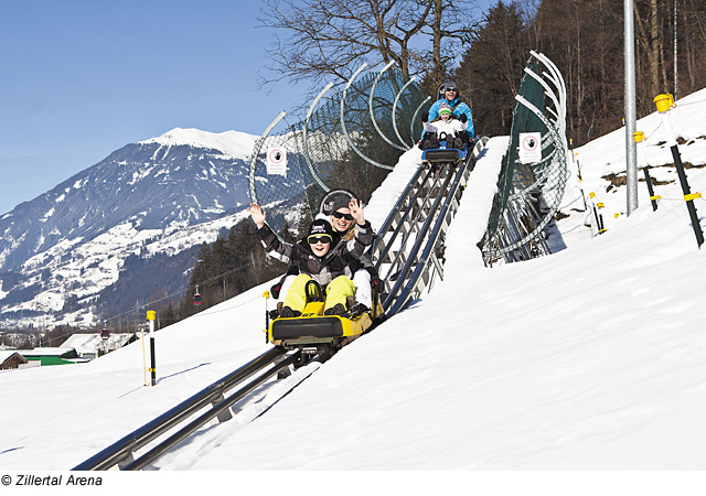 Alpenachterbahn, Talstation Rosenalmbahn/Zell am Ziller